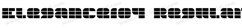 Elegance104 Regular ttcon字体转换